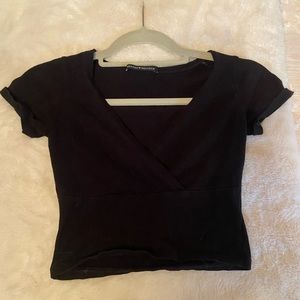 Brandy Melville black crop top